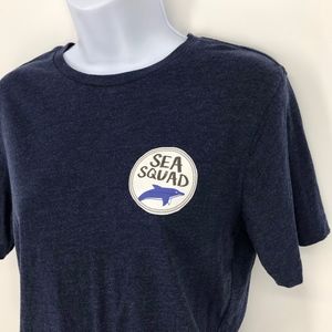 Blue Sea Squad Patch Cropped Tee